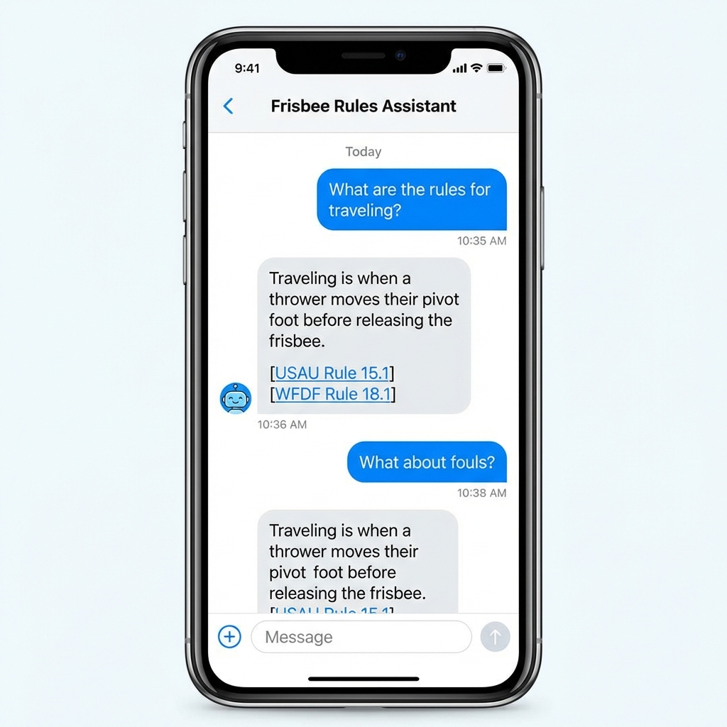 Frisbee Rules Assistant